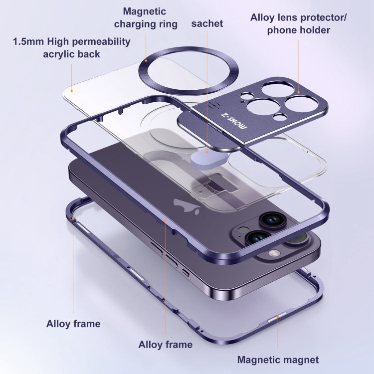 Aromatherapy Holder Single-sided MagSafe Magnetic Phone Case, For iPhone 16 Pro Max, For iPhone 16 Pro, For iPhone 16, For iPhone 15 Pro Max, For iPhone 15 Pro, For iPhone 15 Plus, For iPhone 15, For iPhone 14, For iPhone 14 Pro, For iPhone 14 Pro Max