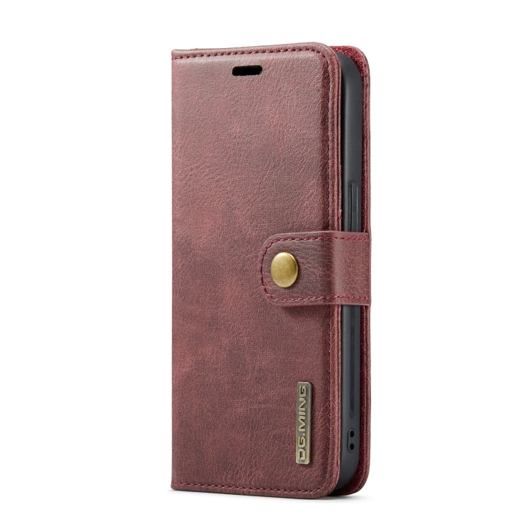 DG.MING Crazy Horse Texture Detachable Magnetic Leather Phone Case, For iPhone 15 Plus, For iPhone 15