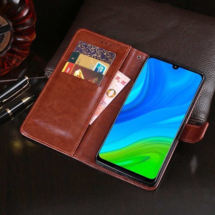 idewei Crazy Horse Texture Horizontal Flip Leather Case with Holder & Card Slots & Wallet, For Huawei P Smart 2020, For LG K51S, For LG K61, For  OUKITEL C18 Pro