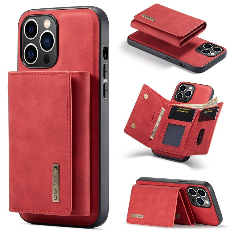 DG.MING M1 Series 3-Fold Multi Card Wallet Leather Phone Case, For iPhone 16 Pro Max, For iPhone 16 Pro, For iPhone 16 Plus, For iPhone 16, For iPhone 15 Pro Max, For iPhone 15 Pro