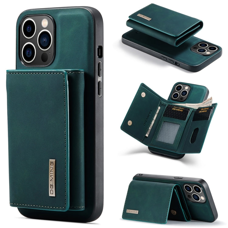 DG.MING M1 Series 3-Fold Multi Card Wallet Leather Phone Case, For iPhone 16 Pro Max, For iPhone 16 Pro, For iPhone 16 Plus, For iPhone 16, For iPhone 15 Pro Max, For iPhone 15 Pro