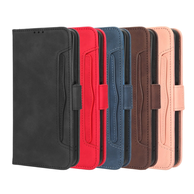 Skin Feel Calf Texture Card Slots Leather Phone Case, For iPhone 16 Pro Max, For iPhone 16 Pro, For iPhone 16 Plus, For iPhone 16, For iPhone 15 Pro Max, For iPhone 15 Pro