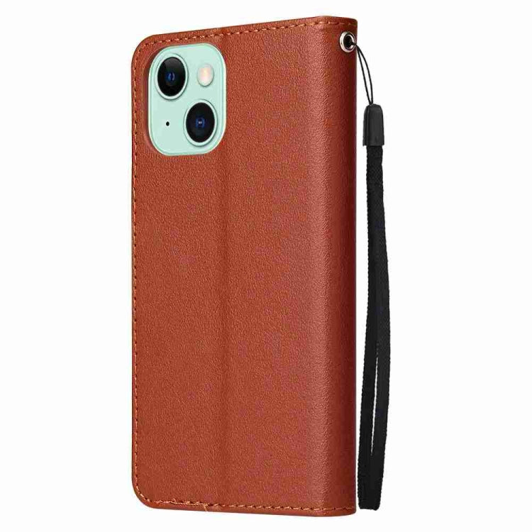 Multifunctional Horizontal Flip Leather Phone Case with Three Card Slots, For iPhone 15 Plus, For iPhone 15