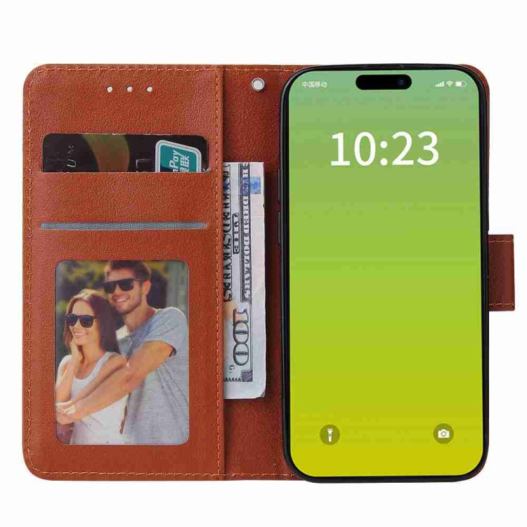 Multifunctional Horizontal Flip Leather Phone Case with Three Card Slots, For iPhone 15 Plus, For iPhone 15