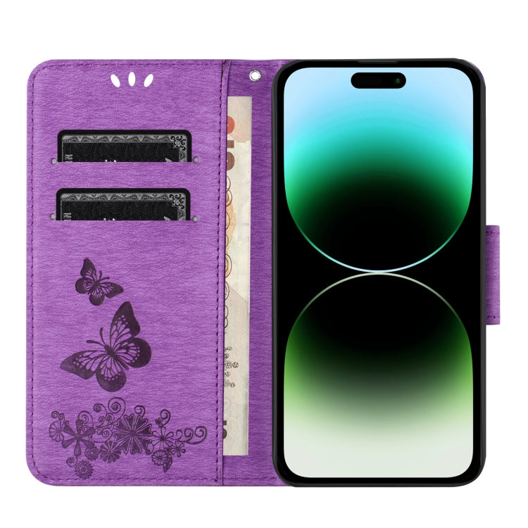 Butterfly Embossed Flip Leather Phone Case, For iPhone 15 Pro Max, For iPhone 15 Pro, For iPhone 15 Plus, For iPhone 15