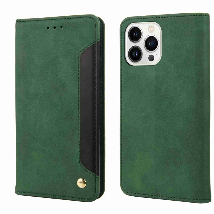 Skin Feel Splicing Leather Phone Case, For iPhone 16 Pro Max, For iPhone 16 Pro, For iPhone 16 Plus, For iPhone 16, For iPhone 15 Pro Max