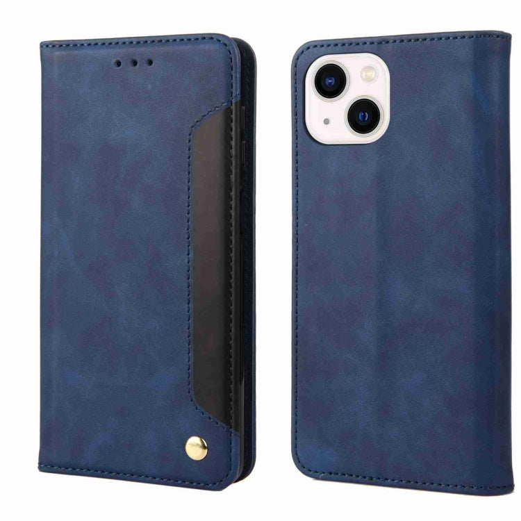 Skin Feel Splicing Leather Phone Case, For iPhone 15 Pro, For iPhone 15 Plus, For iPhone 15