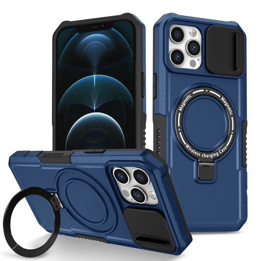 Sliding Camshield MagSafe Holder TPU Hybrid PC Phone Case, For iPhone 12 Pro Max, For iPhone 12 Pro