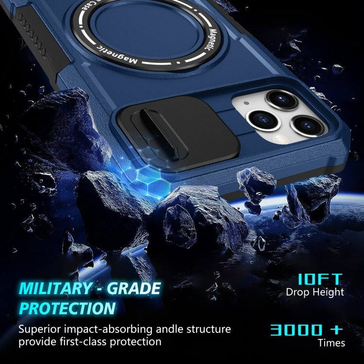 Sliding Camshield MagSafe Holder TPU Hybrid PC Phone Case, For iPhone 11 Pro Max, For iPhone 11