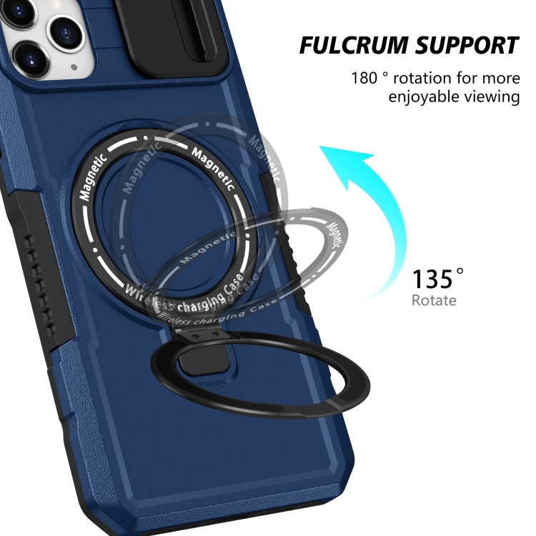 Sliding Camshield MagSafe Holder TPU Hybrid PC Phone Case, For iPhone 11 Pro Max, For iPhone 11