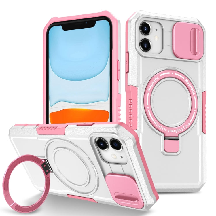 Sliding Camshield MagSafe Holder TPU Hybrid PC Phone Case, For iPhone 11 Pro Max, For iPhone 11