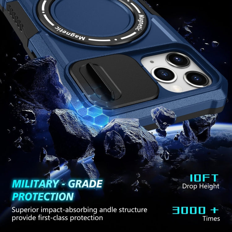 Sliding Camshield MagSafe Holder TPU Hybrid PC Phone Case, For iPhone 11 Pro