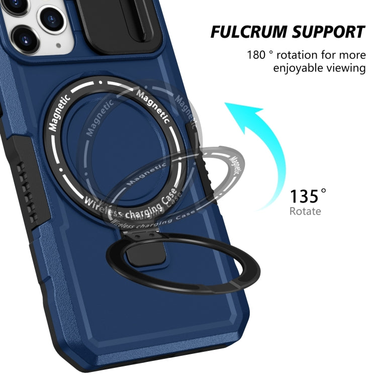 Sliding Camshield MagSafe Holder TPU Hybrid PC Phone Case, For iPhone 11 Pro