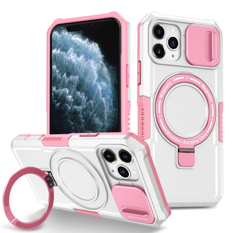 Sliding Camshield MagSafe Holder TPU Hybrid PC Phone Case, For iPhone 11 Pro