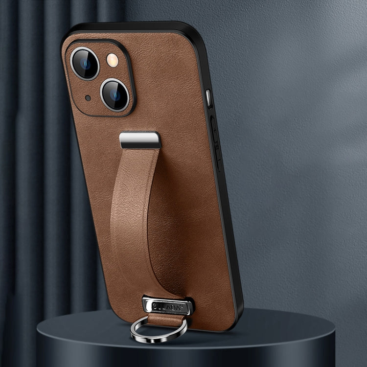 SULADA Tide Cool Series PC + Leather Texture Skin Feel Phone Case, For iPhone 15 Pro Max, For iPhone 15 Pro, For iPhone 15 Plus, For iPhone 15