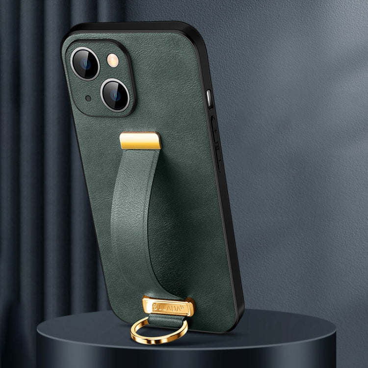 SULADA Tide Cool Series PC + Leather Texture Skin Feel Phone Case, For iPhone 15 Pro Max, For iPhone 15 Pro, For iPhone 15 Plus, For iPhone 15