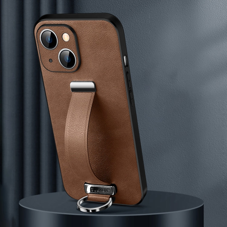 SULADA Tide Cool Series PC + Leather Texture Skin Feel Phone Case, For iPhone 15 Pro Max, For iPhone 15 Pro, For iPhone 15 Plus, For iPhone 15