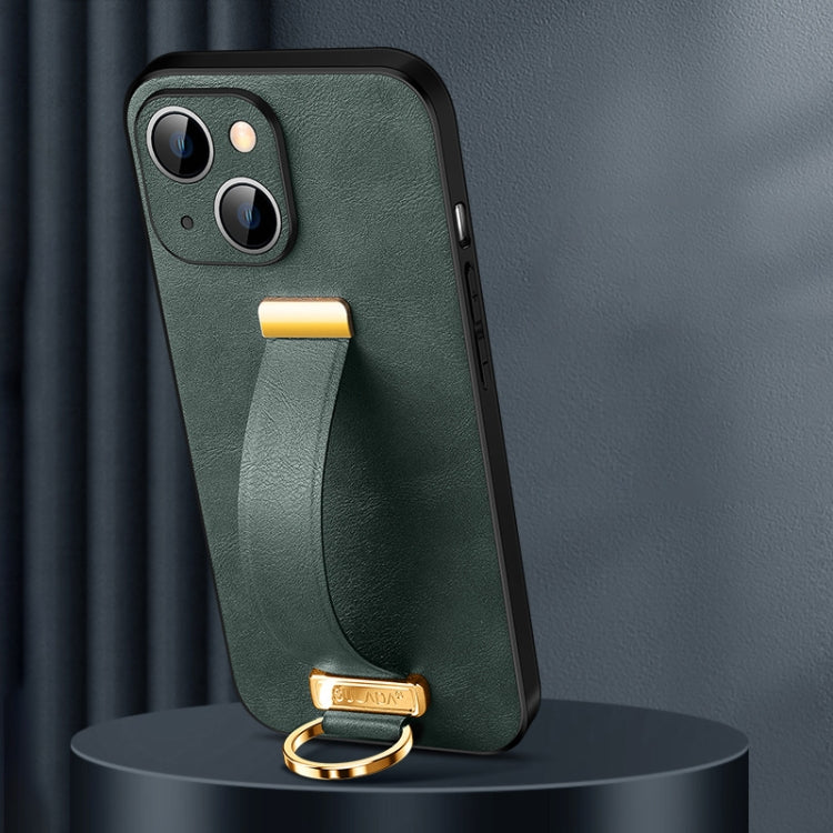 SULADA Tide Cool Series PC + Leather Texture Skin Feel Phone Case, For iPhone 15 Pro Max, For iPhone 15 Pro, For iPhone 15 Plus, For iPhone 15