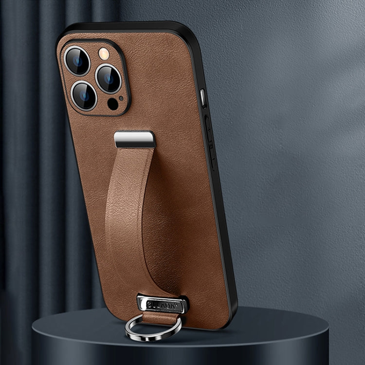 SULADA Tide Cool Series PC + Leather Texture Skin Feel Phone Case, For iPhone 15 Pro Max, For iPhone 15 Pro, For iPhone 15 Plus, For iPhone 15