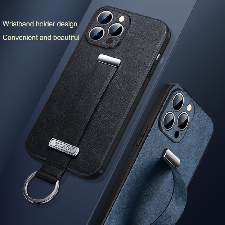SULADA Tide Cool Series PC + Leather Texture Skin Feel Phone Case, For iPhone 15 Pro Max, For iPhone 15 Pro, For iPhone 15 Plus, For iPhone 15