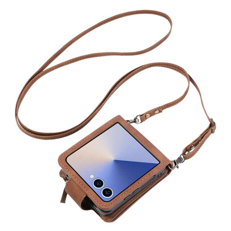 Crossbody Multi-card Slot Wallet Zipper Leather Phone Case