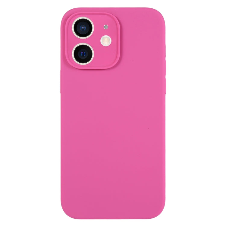 Pure Color Liquid Silicone Fine Pore Phone Case, For iPhone 12