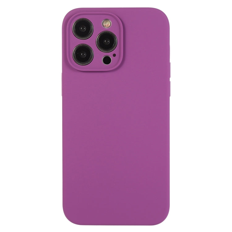 Pure Color Liquid Silicone Fine Pore Phone Case, For iPhone 12 Pro