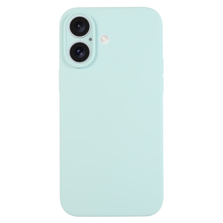 Pure Color Liquid Silicone Fine Pore Phone Case, For iPhone 16