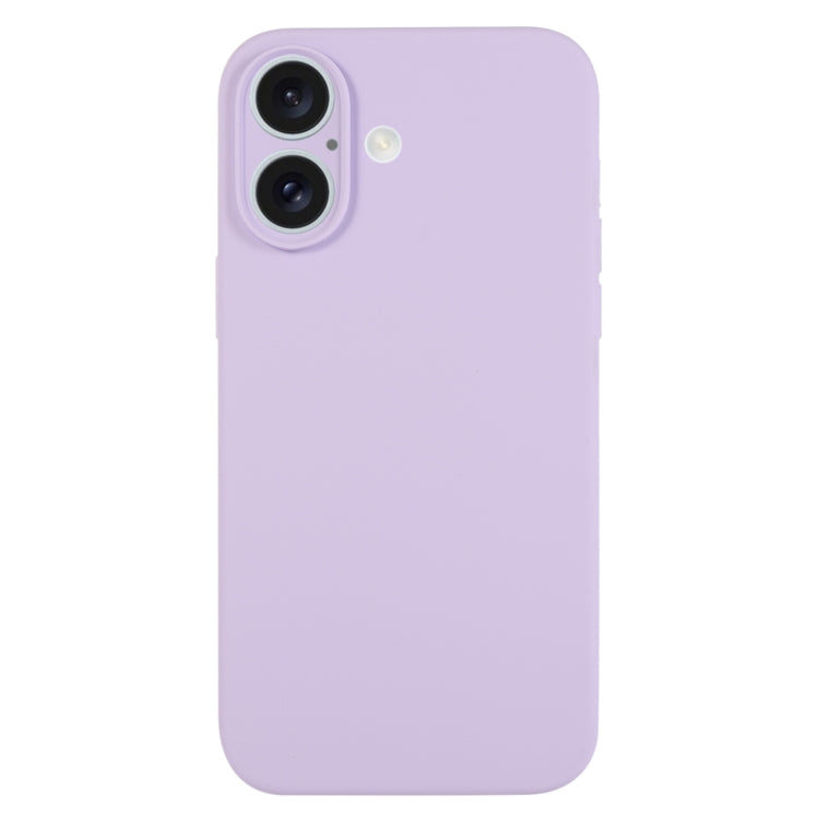 Pure Color Liquid Silicone Fine Pore Phone Case, For iPhone 16