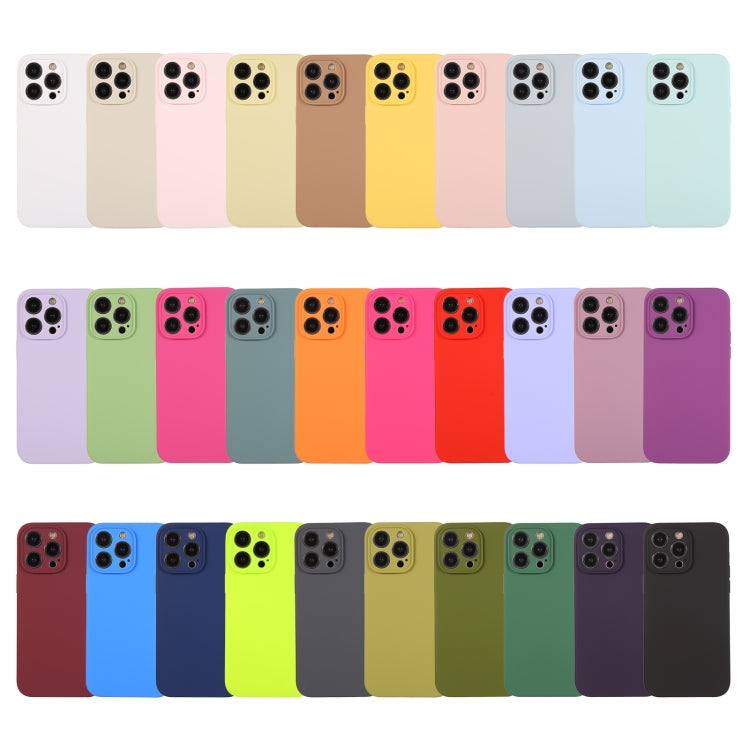 Pure Color Liquid Silicone Fine Pore Phone Case, For iPhone 15 Plus