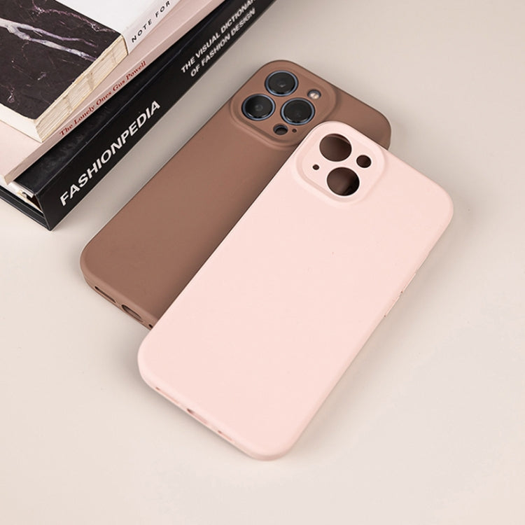 Pure Color Liquid Silicone Fine Pore Phone Case, For iPhone 13 Pro