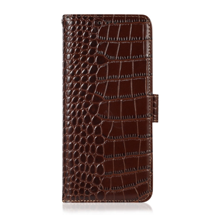 Crocodile Top Layer Cowhide Leather Phone Case, For Sony Xperia 10 VI, For Sony Xperia 1 VI, For Sony Xperia 5 VI, For Sony Xperia 5 V