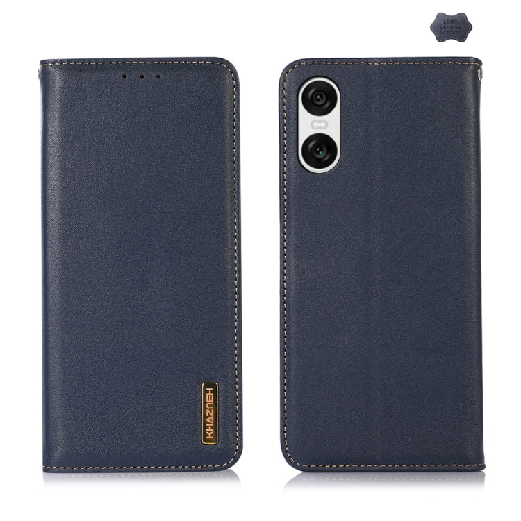 KHAZNEH Nappa Top Layer Cowhide Leather Phone Case, For Sony Xperia 10 VI, For Sony Xperia 1 VI, For Sony Xperia 5 VI, For Sony Xperia 5 V