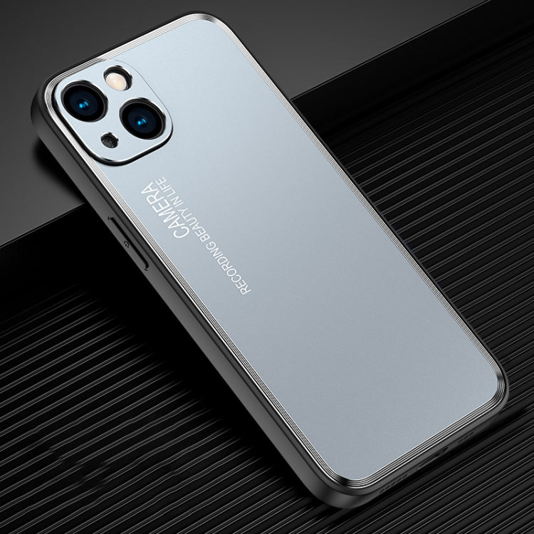 Frosted Metal Phone Case, For iPhone 15 Plus, For iPhone 15
