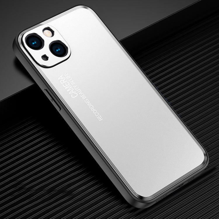 Frosted Metal Phone Case, For iPhone 15 Plus, For iPhone 15