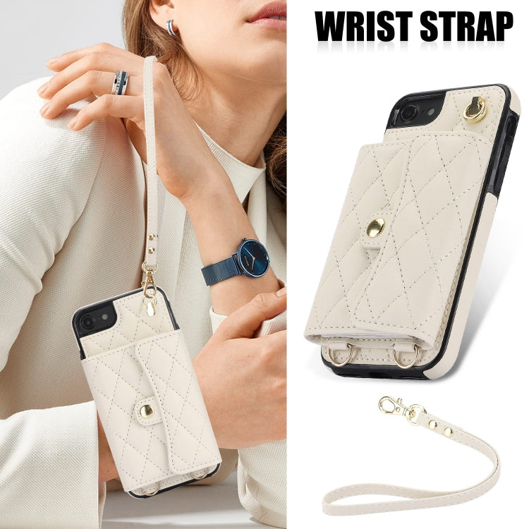 Crossbody Rhombic Horizontal Wallet Leather Phone Case