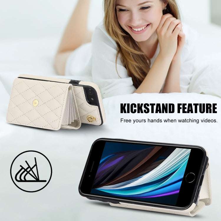 Crossbody Rhombic Horizontal Wallet Leather Phone Case