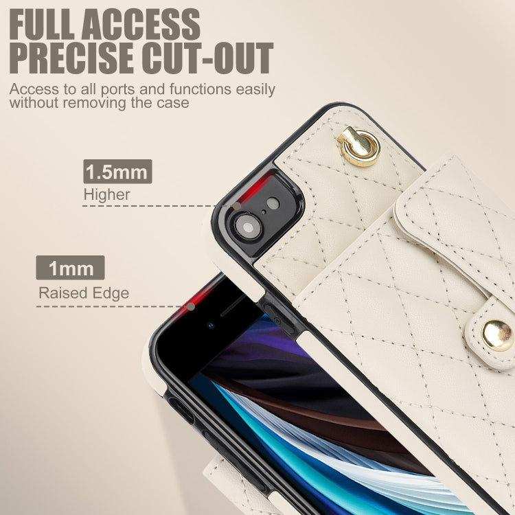 Crossbody Rhombic Horizontal Wallet Leather Phone Case