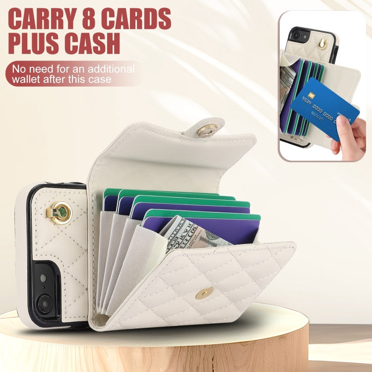 Crossbody Rhombic Horizontal Wallet Leather Phone Case
