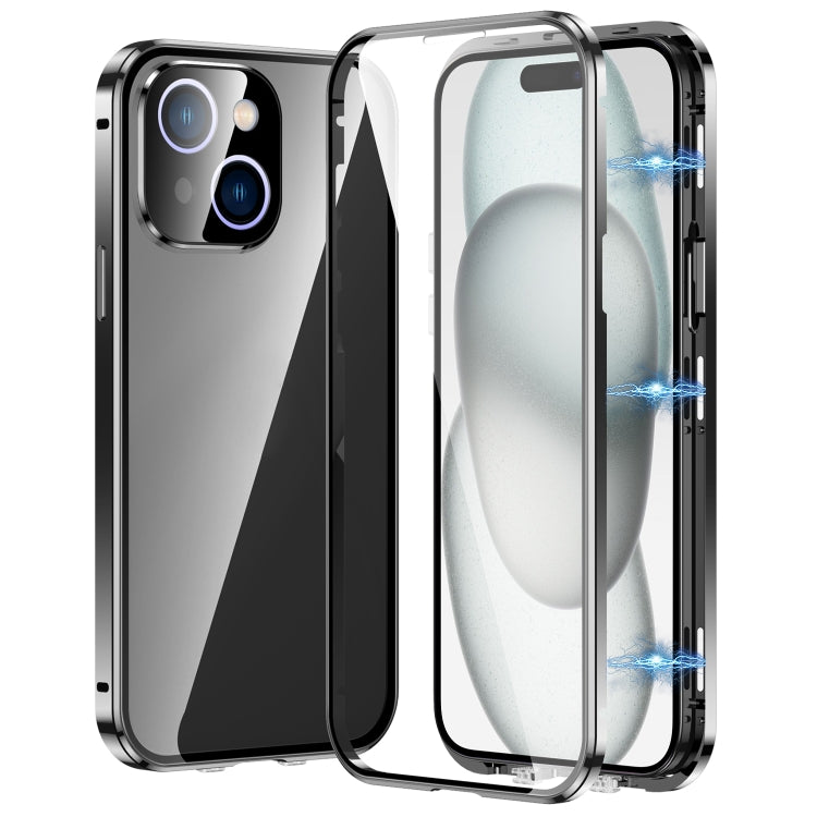 Magnetic Double-buckle HD Tempered Glass Phone Case