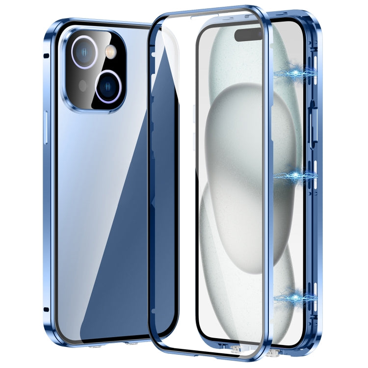 Magnetic Double-buckle HD Tempered Glass Phone Case