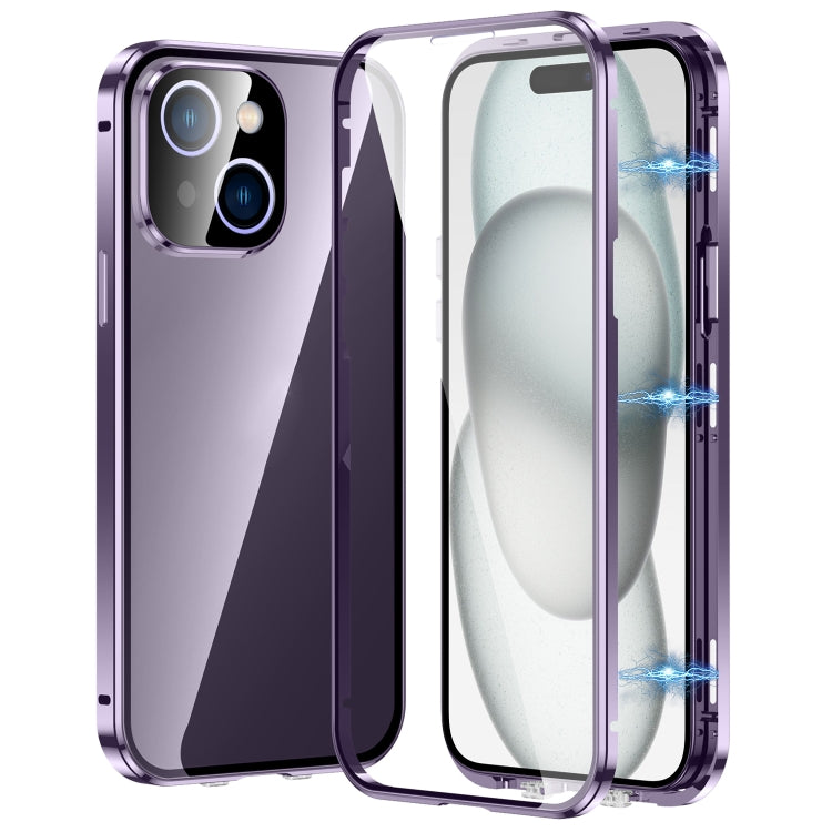 Magnetic Double-buckle HD Tempered Glass Phone Case