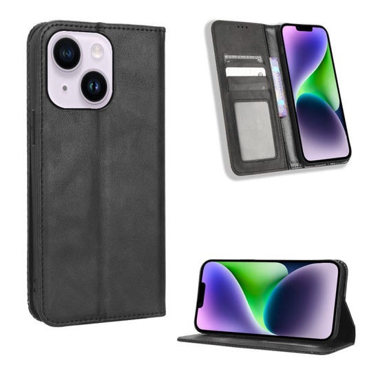 Magnetic Buckle Retro Texture Leather Phone Case