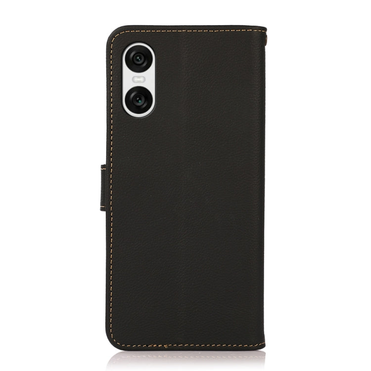 KHAZNEH Custer Genuine Leather RFID Phone Case, For Sony Xperia 10 VI, For Sony Xperia 1 VI, For Sony Xperia 5 V