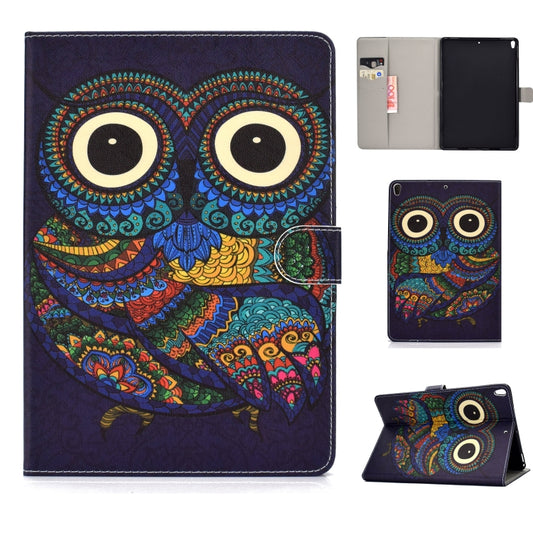 Colored Drawing Pattern Horizontal Flip PU Leather Case with Holder & Card Slot & Sleep / Wake-up Function, For iPad Pro 10.5 inch, For iPad Pro 11 (2020), For iPad Pro 11 (2018), For iPad 10.2