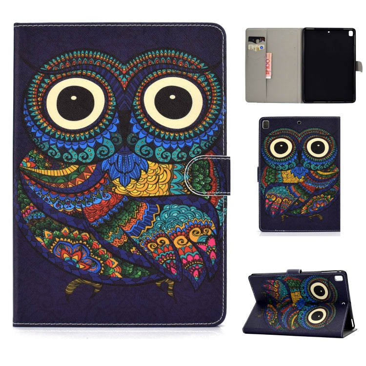 Colored Drawing Pattern Horizontal Flip PU Leather Case with Holder & Card Slot & Sleep / Wake-up Function, For iPad Pro 10.5 inch, For iPad Pro 11 (2020), For iPad Pro 11 (2018), For iPad 10.2