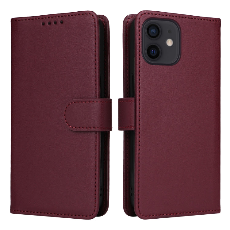 BETOPNICE BN-005 2 in 1 Detachable Imitate Genuine Leather Phone Case, For iPhone 13 Pro Max, For iPhone 13 Pro, For iPhone 13 mini, For iPhone 12 Pro / 12, For iPhone 12 Pro Max, For iPhone 12 mini