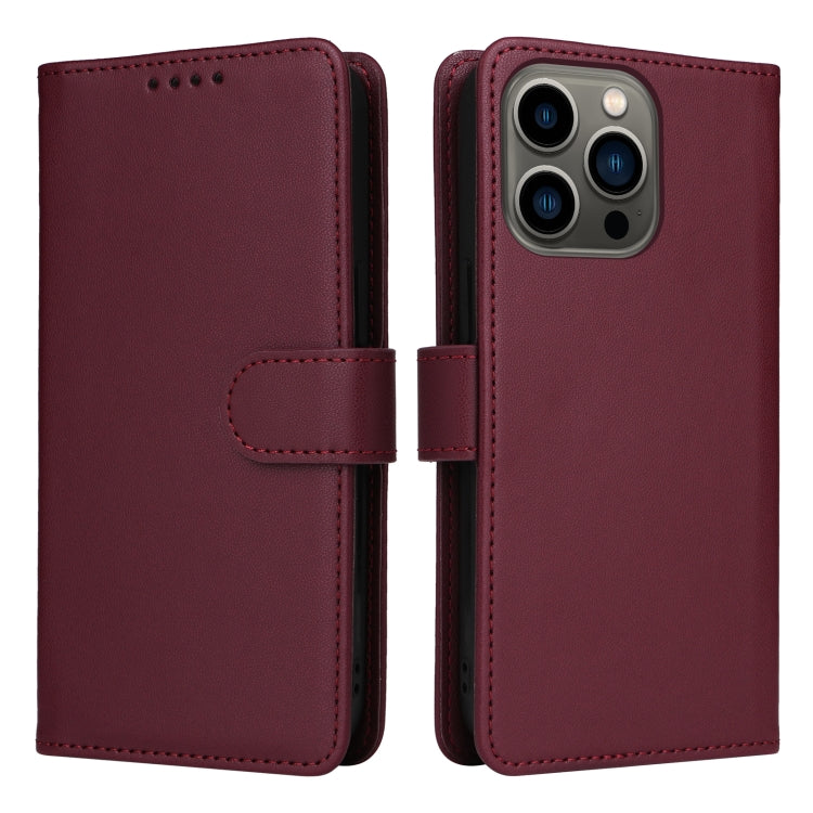 BETOPNICE BN-005 2 in 1 Detachable Imitate Genuine Leather Phone Case, For iPhone 13 Pro Max, For iPhone 13 Pro, For iPhone 13 mini, For iPhone 12 Pro / 12, For iPhone 12 Pro Max, For iPhone 12 mini