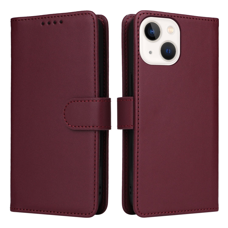 BETOPNICE BN-005 2 in 1 Detachable Imitate Genuine Leather Phone Case, For iPhone 13 Pro Max, For iPhone 13 Pro, For iPhone 13 mini, For iPhone 12 Pro / 12, For iPhone 12 Pro Max, For iPhone 12 mini