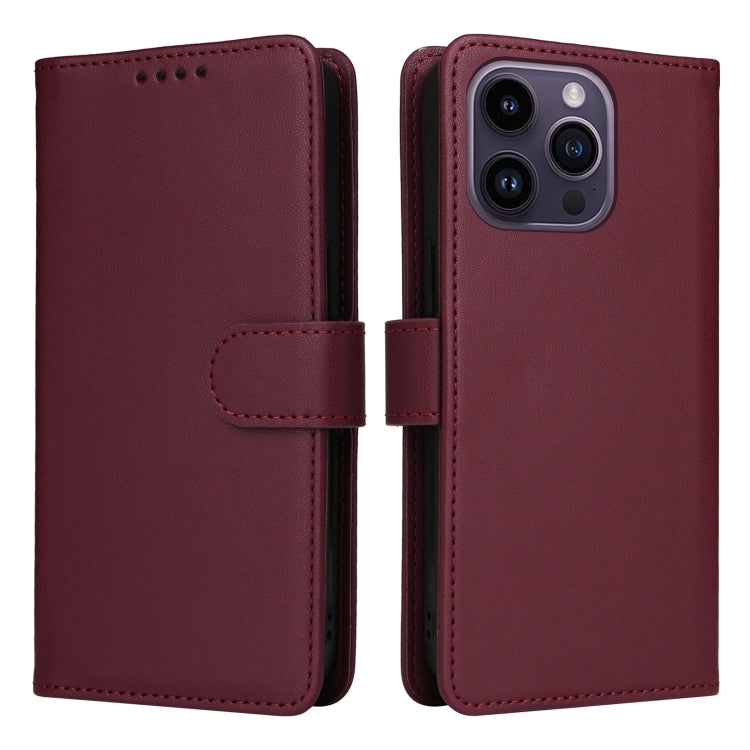 BETOPNICE BN-005 2 in 1 Detachable Imitate Genuine Leather Phone Case, For iPhone 15 Plus, For iPhone 15, For iPhone 14 Plus, For iPhone 13 / 14, For iPhone 14 Pro, For iPhone 14 Pro Max